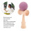 Kendama en bois de hêtre pourpre – Jouet portable de coordination main-œil 3