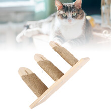 Pine Wood Cat Wall Shelves – 3 Step Space Saver for Home & Apartment