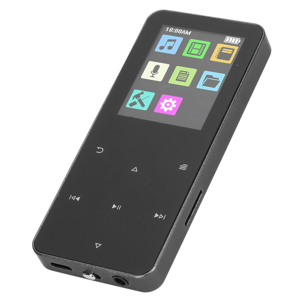 1.8 Inch Tft Touchscreen Mp3 Player 4Gb Bluetooth Lossless Sound Black 9431333620527