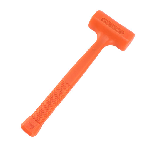 Martillo amortiguado de doble extremo, núcleo de acero, mango suave 2