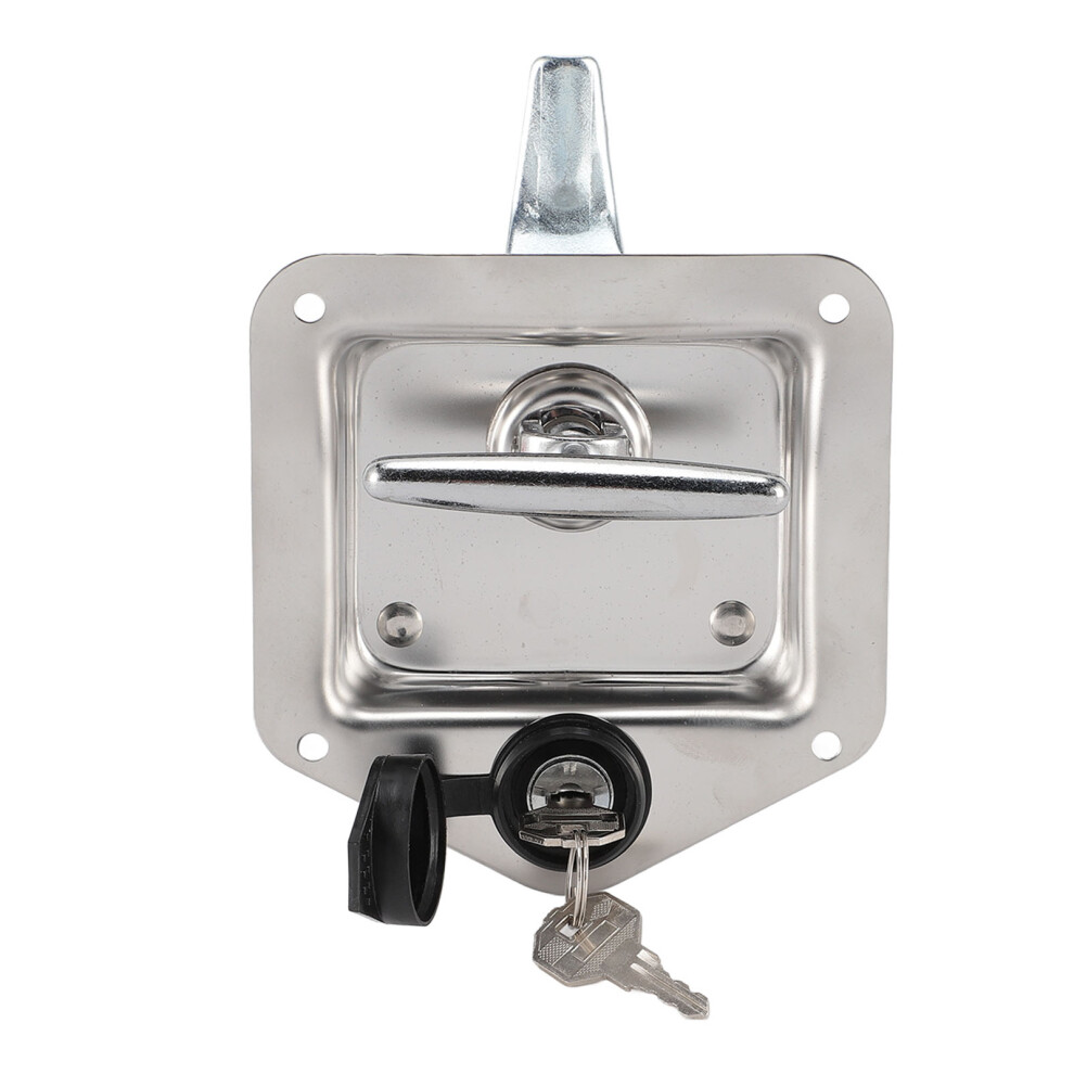 Stainless Steel Flush Mount Truck Tool Box Latch Folding Handle 9451333622932