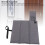 Coussin chauffant pour siège en polyester gris 15,7  17,3 po 4