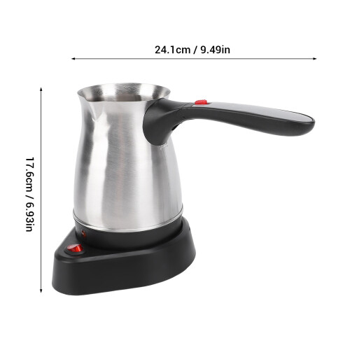 Mini cafetera 500 ml acero inoxidable anti-quemaduras 1