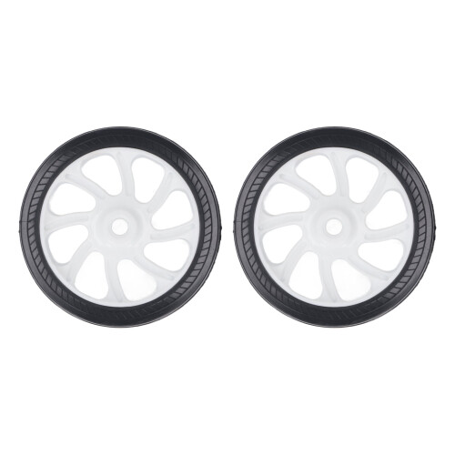 2 Stück 6 Zoll ABS-Gummi-Luftkompressor-Räder 1