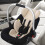 Coussin d'assise beige pour siège-auto de bébé, insert lombaire de 47 cm 3
