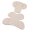 Coussin d'assise beige pour siège-auto de bébé, insert lombaire de 47 cm 12