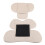 Coussin d'assise beige pour siège-auto de bébé, insert lombaire de 47 cm 14