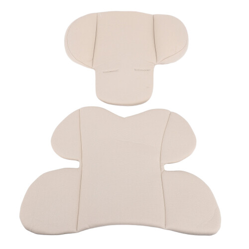 Coussin d'assise beige pour siège-auto de bébé, insert lombaire de 47 cm 1
