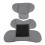 Coussin de siège-auto pour bébé, Tête/nuque, 47 cm, gris cendré 12