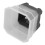 20Pcs Nursery Pot Planters Reusable Silicone Plastic Square Transparent Black 12