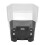 20Pcs Nursery Pot Planters Reusable Silicone Plastic Square Transparent Black 1
