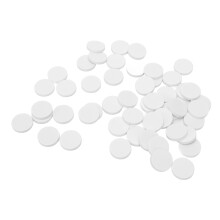 Tampons abrasifs en papier de verre pour ponçage des ongles 50 pièces 25 mm grain 1000 auto-adhésifs limes à pédicure