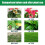4 Stück Kokosfaserblöcke für Gartenboden 10
