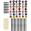 14G Safety Darts Set with 12Pcs Darts Shaft42Pcs Flights100Pcs Tips Training Tool 14