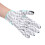 Guanti da calcio S ciano silicone antiscivolo paio 10