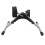 Foldable Steel Mini Exercise Bike Pedal Exerciser with Digital Counter, LR44 Battery 12