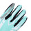Guanti da calcio S ciano silicone antiscivolo paio 7