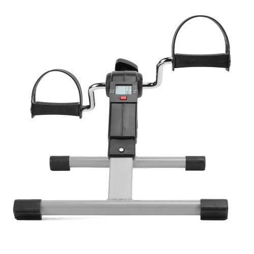 Foldable Steel Mini Exercise Bike Pedal Exerciser with Digital Counter, LR44 Battery