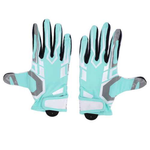 Guanti da calcio S ciano silicone antiscivolo paio 1