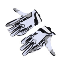 YL Kinder-Fußballhandschuhe Weiß - Silikon-Paar