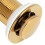 Durable Gold Bathroom Sink Drain Without Overflow Anti Clogging Design 7