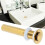 Durable Gold Bathroom Sink Drain Without Overflow Anti Clogging Design 12