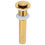 Durable Gold Bathroom Sink Drain Without Overflow Anti Clogging Design 10