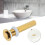Durable Gold Bathroom Sink Drain Without Overflow Anti Clogging Design 14