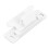 Set da 2 chiavistelli per cassetto RV ABS bianco lucchetto per armadio 15