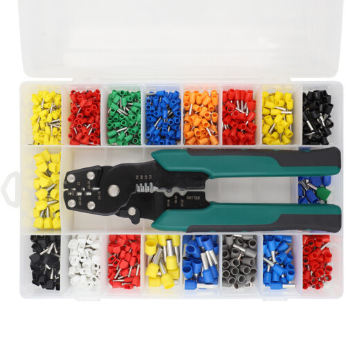 Kit de ferrules de crimpado, 960 piezas, 0,5-10 mm², 18 tipos 1