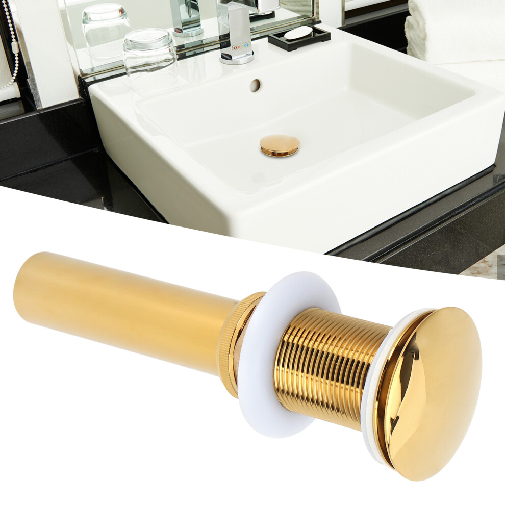 Bathroom Sink Drain Ant Clog Brass Stopper Basin Without Hole Drain Accessory 7901333638249