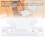Set da 2 chiavistelli per cassetto RV ABS bianco lucchetto per armadio 6