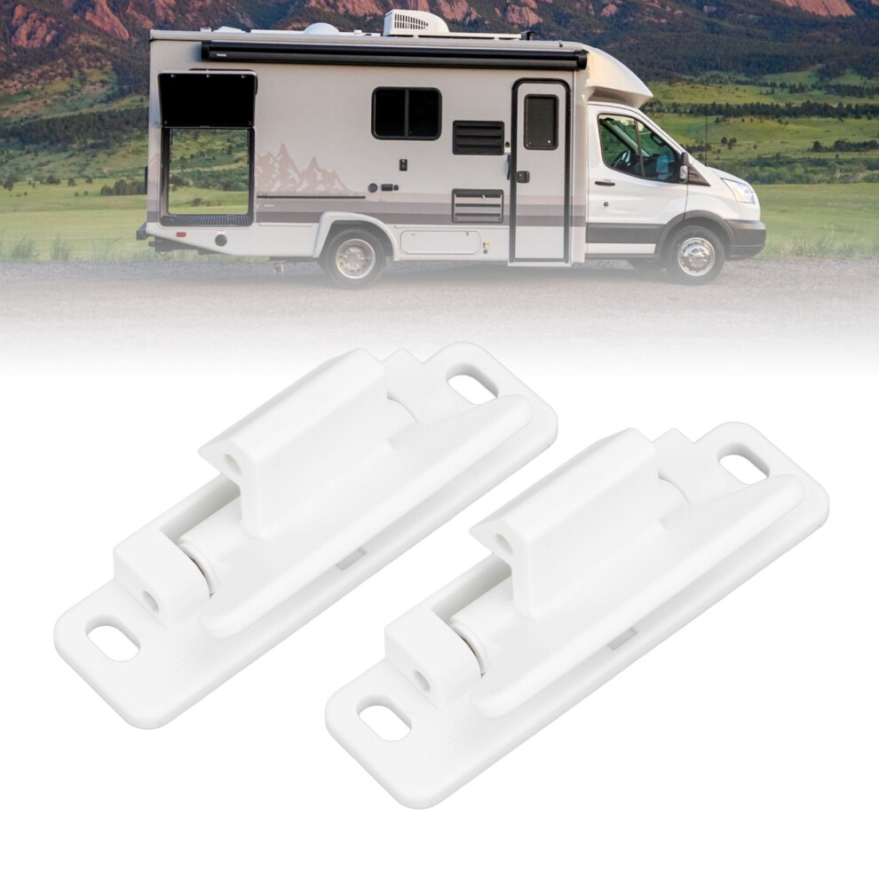2 Sets White Rv Drawer Latch, Oxidation-Resistant, Sturdy Camper Van Lock 8701333638626