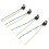 4 piezas de arnés de cableado para faros DC12-24V para H1 10