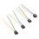 4 piezas de arnés de cableado para faros DC12-24V para H1 9