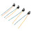 4 piezas de arnés de cableado para faros DC12-24V para H1 11