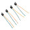 4 piezas de arnés de cableado para faros DC12-24V para H1 13