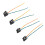 4 piezas de arnés de cableado para faros DC12-24V para H1 14