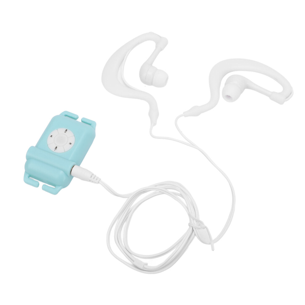Ipx8 Waterproof Mp3 Player 4Gb With Headphones For Swimming Light/Blue 9451333639022