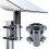 Secure Antenna Pole Mount for V2 Dish Stainless Steel U Bracket 30-50mm 5