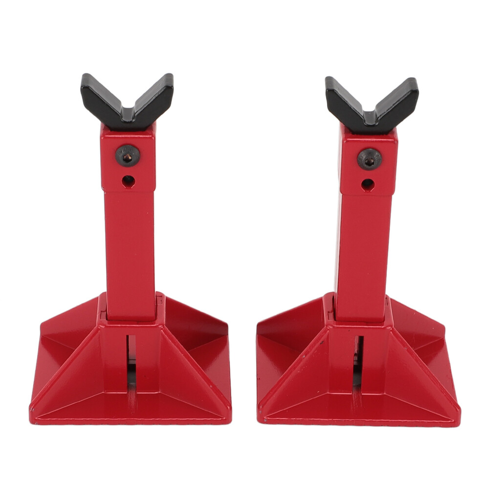 Metal Adjustable RC Car Jack Stand for 1/18-1/7 Vehicles, Red-image-OPC-PJCFWZP-NEW