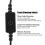 LED-Spiegelleiste 3CCT 3000K-6000K, USB, 25cm 5