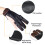3-Finger Bogenhandschuh PU/Rindsleder S-XL Schwarz/Braun 3