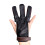 3-Finger Bogenhandschuh PU/Rindsleder S-XL Schwarz/Braun 1