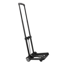 Chariot à main pliant, capacité de 25 kg, plié 44 x 23 x 8,3 cm