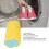 Borsa per bucato e scarpe, rete in chenille, riutilizzabile, taglie 4