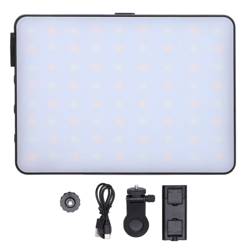 Luce video LED con 72 chip LED, 1500mAh, 3000-9900K 1