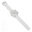 Men's Multifunctional Quartz Watch, White, 47mm Dial & Silicone Strap 13