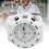 Men's Multifunctional Quartz Watch, White, 47mm Dial & Silicone Strap 6