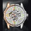 Fully Automatic Skeleton Dial Mechanical Watch with Clover Design 7